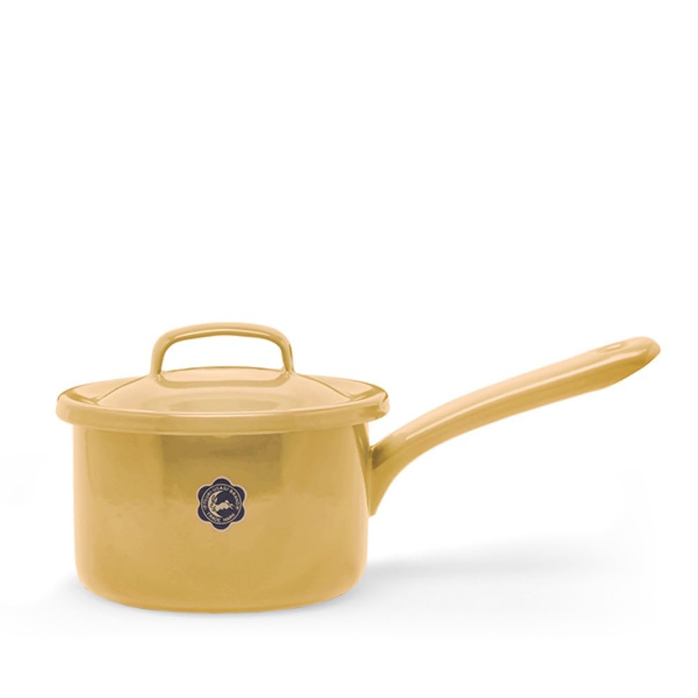 新品 月兎印 ソースパン 12cm キャメル Amazon｜月兎印 ソースパン 12cm 片手鍋 蓋付 琺瑯製 日本製 キャメル